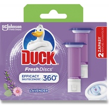 Duck Fresh Discs WC gel pro hygienickou čistotu a svěžest Vaší toalety Levandule 2 x 36 ml
