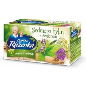 Růženka Чай от баба роза 7 билки + женшен 40 г