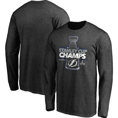 Fanatics pánské tričko Tampa Bay Lightning 2020 Stanley Cup Champions Locker Room Laser Shot dlouhý rukáv