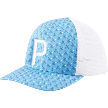PUMA Palms Trucker P Snapback Cap Blue/White