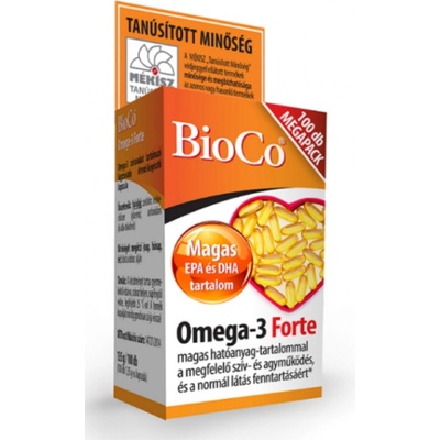 BioCo Omega-3 Forte MEGAPACK 100 kapsúl