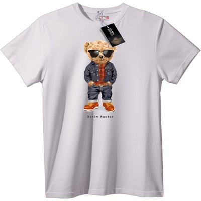 NOONEBRAND Тениска Як Мечок Деним - 7XL, Black