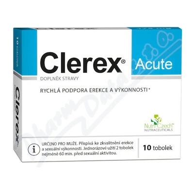 Nutri Czech Clerex 475 mg pre mužov 10 kapsúl