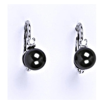 Čištín se Swarovski black perlou NK 1243