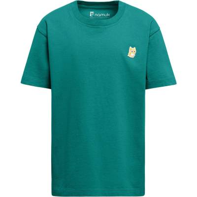 Namuk Детска тениска Namuk Kid's Coba Cotton T-Shirt Hina T-shirt - Jade Green - размер 128/134 (EU) (704-3848-0313)