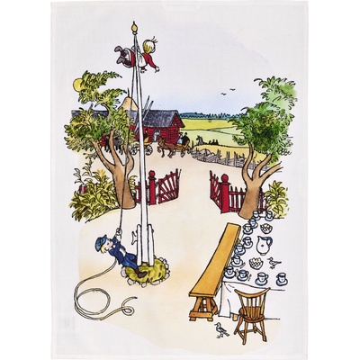 Muurla Малка кухненска кърпа Muurla Емил от Льонеберя "The Flagpole" 50 x 70 см (5450-5070-02)