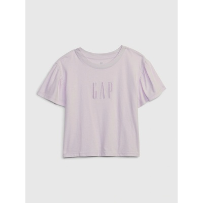 GAP detské tričko s logom fialová