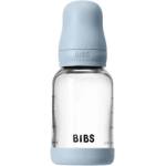 Bibs Стъклена бебешка бутилка Bibs - С каучуков биберон, 120 ml, Baby Blue (5019231) - ozone