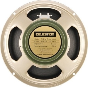 Celestion G12M Greenback 16 Ohm Високоговорители за китара / бас 16 Oma (T1221BWD)