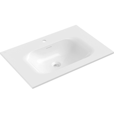 Mexen Vela вградена мивка в плота 71 x 46, 5 cm, бял гланц - 25237000 (25237000)