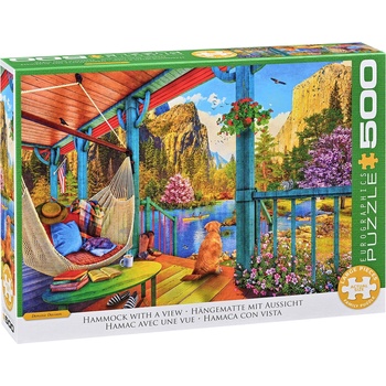 EUROGRAPHICS Пъзел Eurographics от 500 XL части - Гледка от хамака (65005885)