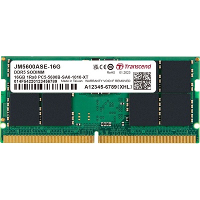 Transcend JetRam 16GB DDR5 5600MHz JM5600ASE-16G