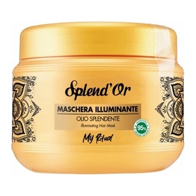 Splend Or Rozjasňující vlasová maska zářící oleje 500 ml