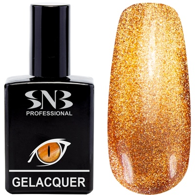 SNB Гел лак snb Ефект котешко око мед 15 мл, мед, gle12 (gle12)