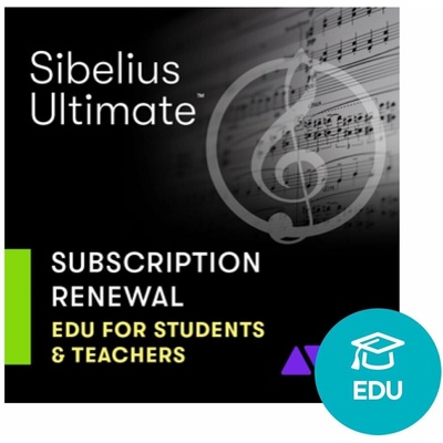 AVID Sibelius Ultim EDU Subsc Student/Teacher RENEWAL (Digitálny produkt)