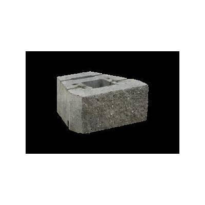 GEOSTONE miniFLAT štípaný Bílá natur-černá C8