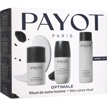 PAYOT КОМПЛЕКТ PAYOT Optimale Soin Hydratant Quotidien, Lotion Apaisante Après Rasage & Roll On Anti Transpirant 24H 24 - часов крем мъжки 50ml