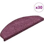 vidaXL Изтривалки за стълби, 30 бр. , 65x21x4 см, тъмнолилави, полукръгли, големи (3365824)