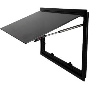 CARBEST Прозорец за кемпер Carbest RW Style, тониран, алуминиева рамка 800 x 450 mm (318015)