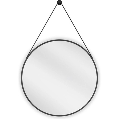 Mexen String кръгло огледало за баня 60 см, черна рамка - 9854-060-060-000-70 (9854-060-060-000-70)