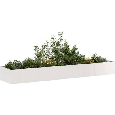 vidaXL Truhlík 360x80x40 cm nerezová ocel