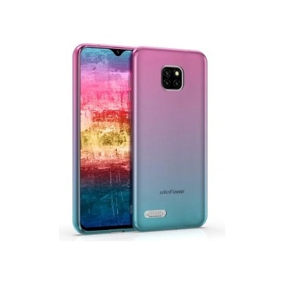 Pouzdro kwmobile Průhledné Ulefone Note 7 2019 růžové