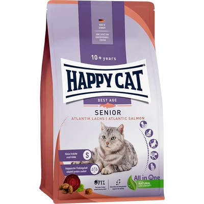 HAPPY CAT Senior losos atlantický 4 kg