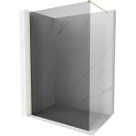 Mexen Kioto-X душ-преграда Walk-in 50 x 200 см, графит 10 мм, златисто-четкано - 800-050-101-55-40-X (800-050-101-55-40-X)