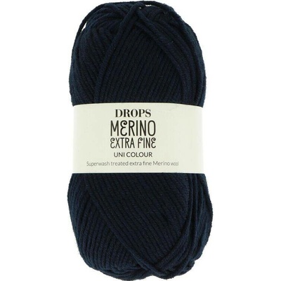 Drops Merino Extra Fine UNI 56 modro-černá