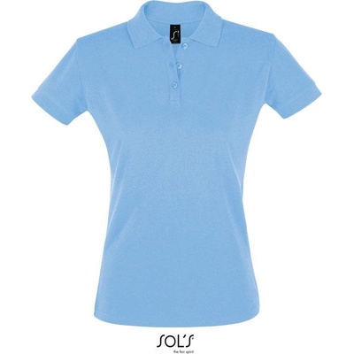SOL'S Perfect Women Dámske polo modrá sky