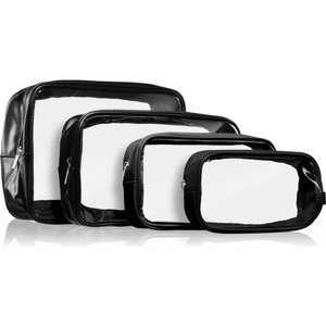 Notino Travel Collection Clear Organizer Set комплект за пътуване Black