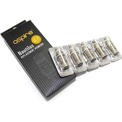 Aspire Náhradní spirálka BVC Nautilus 2 0,7ohm 5ks