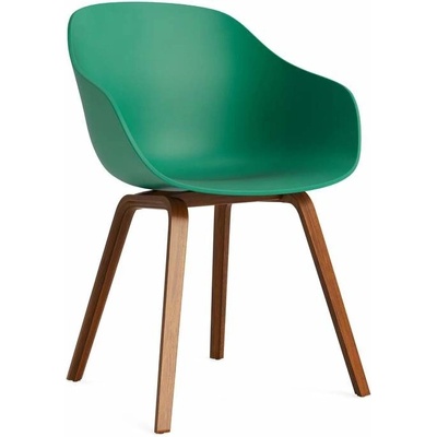 Hay AAC 222 Lacquered Walnut Veneer / teal green