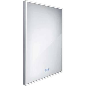 Nimco - Огледало със LED осветление, 50x70 см, сензор за допир, алуминий ZP 13001VX (ZP 13001VX)