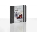 Hahnemühle Toned Watercolour akvarelový blok BOOK 200 GR/M2 SIVÁ farba 30 LISTOV/60 STRÁN 14x14 CM