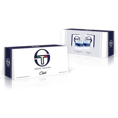 Sergio Tacchini Club Men Gift Set EDT Spray 100ml + After Shave Lotion 100ml