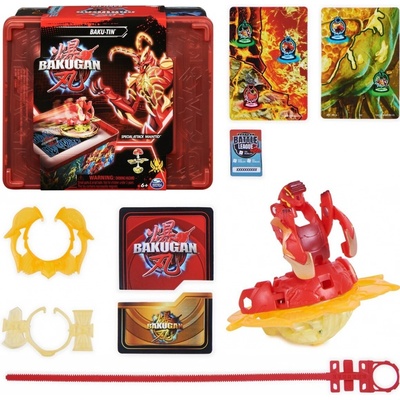 Spin Master Bakugan zberateľská plechová krabička S6