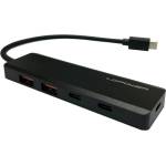 LC-Power LC-Power LC-HUB-U3-4-C 4-портов USB-C хъб черен (LC-HUB-U3-4-C)