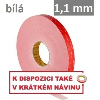 3M VHB LSE-110WF Obojstranne silne lepiaca páska na LSE plasty 1,1 mm 25 mm x 3 m