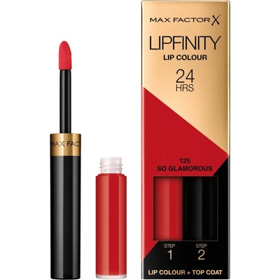Max Factor Dlouhotrvající rtěnka s balzámem Lipfinity 125 So Glamorous 2,3 + 1,9 ml