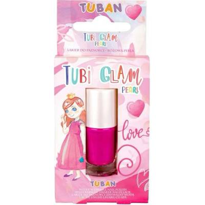 Tomido Lak na nehty pro děti Tuban Tubi Glam 5 ml růžový perleťový