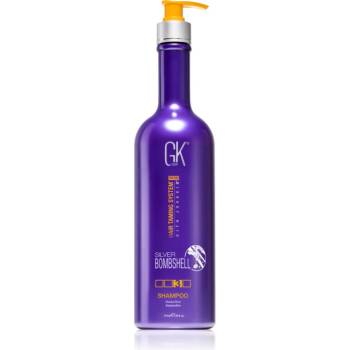 GK Hair Silver Bombshell шампоан за руса коса неутрализиращ кафеникавите оттенъци 710ml