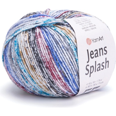 YarnArt Jeans Splash 942 modro-barevná
