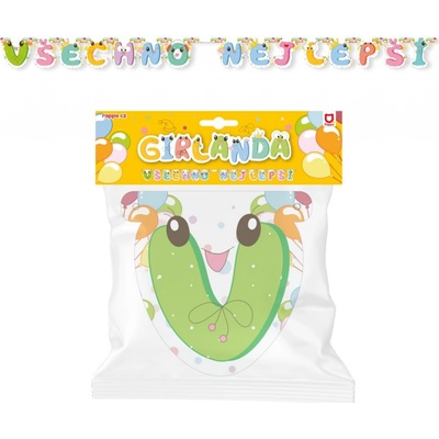 Girlanda Všechno nejlepší Vše nejlepší – Zboží Dáma