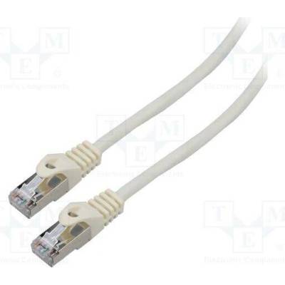 Lanberg PCF6-10CC-1500-W Patch F/UTP Cat 6 RJ45 vidlice z obou stran lanko CCA