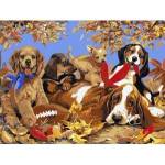 Smart Flamingo Creative set Flamingo Line Painting by numbers 30x40cm Dogs (FSY166)