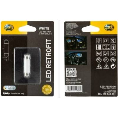 Žárovka, osvětlení motorového prostoru HELLA 8GL 178 560-571 (8GL178560571)
