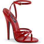 Pleaser USA Pleaser Domina-108 Red Pat 44