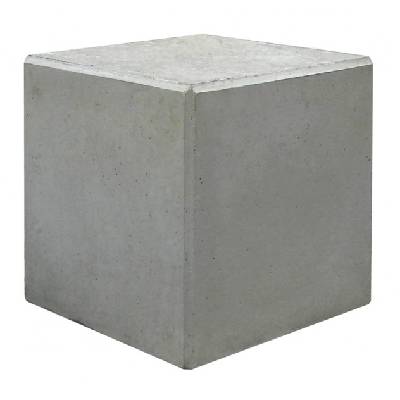 Betonová zábrana kostka 50 x 50 x 50 cm (275 Kg) Hladký beton