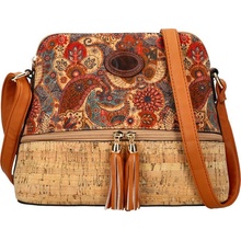 crossbody dámská kabelka v korkovém designu T8297 typ 2